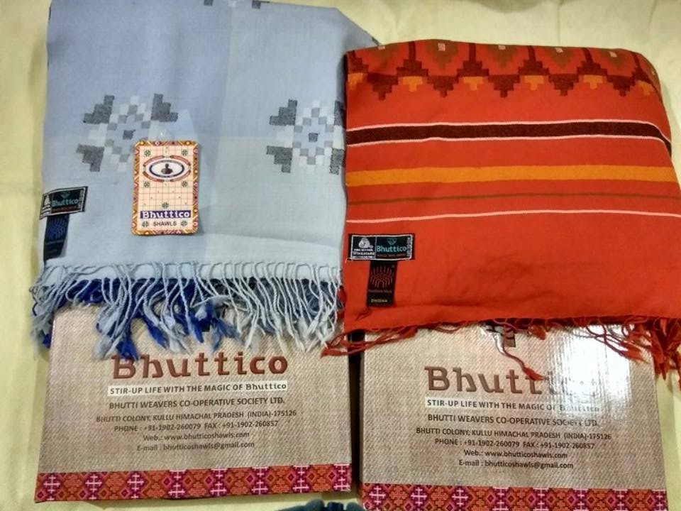 Bhuttico Kullu Shwals & Accessories - gift of Kullu valley