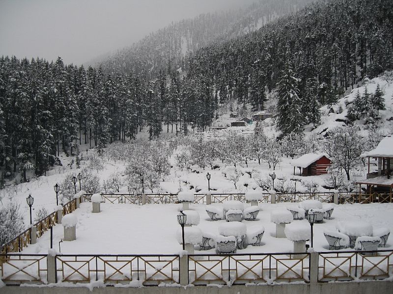 Manali - Snowfall in himachal