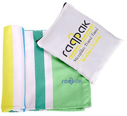 Microfiber Travel Towel - Backpackers must carry essentials for a Hostel Stay