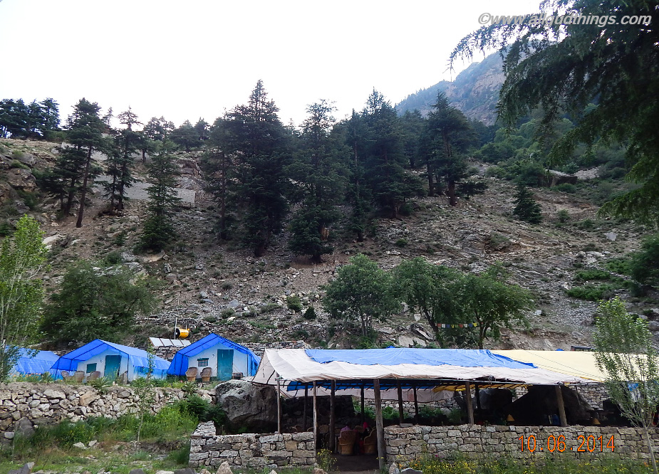 Colored Huts in Sangla Valley, Kinnaur, Himachal