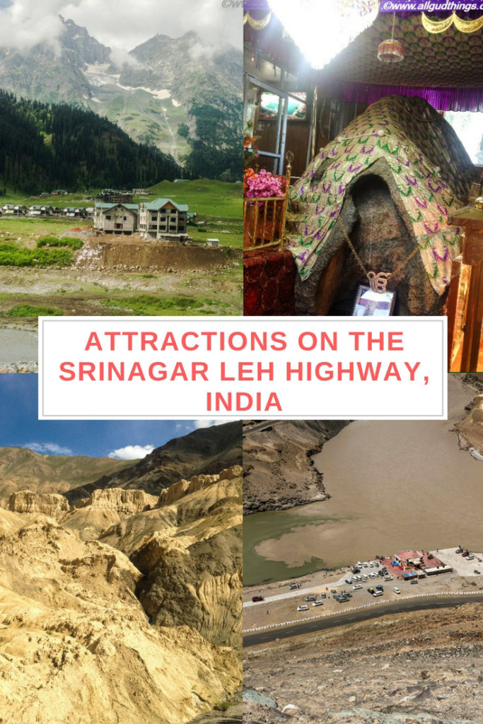 Attractions on the Srinagar Leh Highway, India