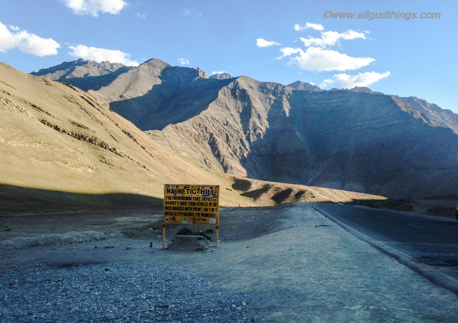 Magnetic Hill on Srinagar Leh Highway