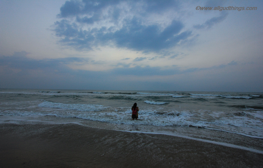 Waiting For Sunrise at Private Beach of Chariot Beach Resort Mahabalipuram
