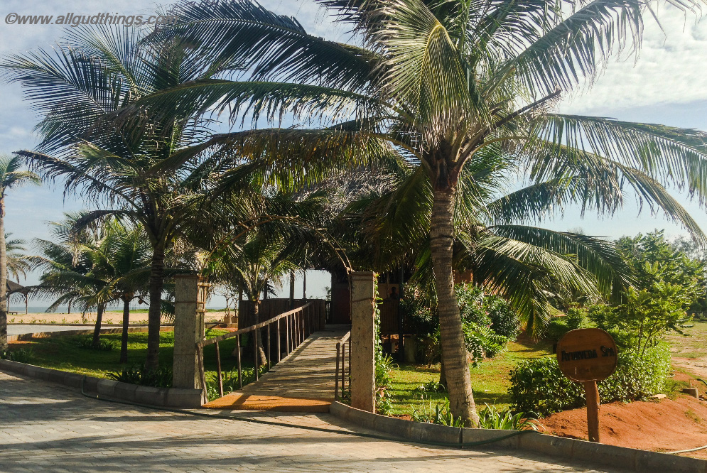 Way to Ayurveda Spa Zone at Chariot Beach Resort Mahabalipuram
