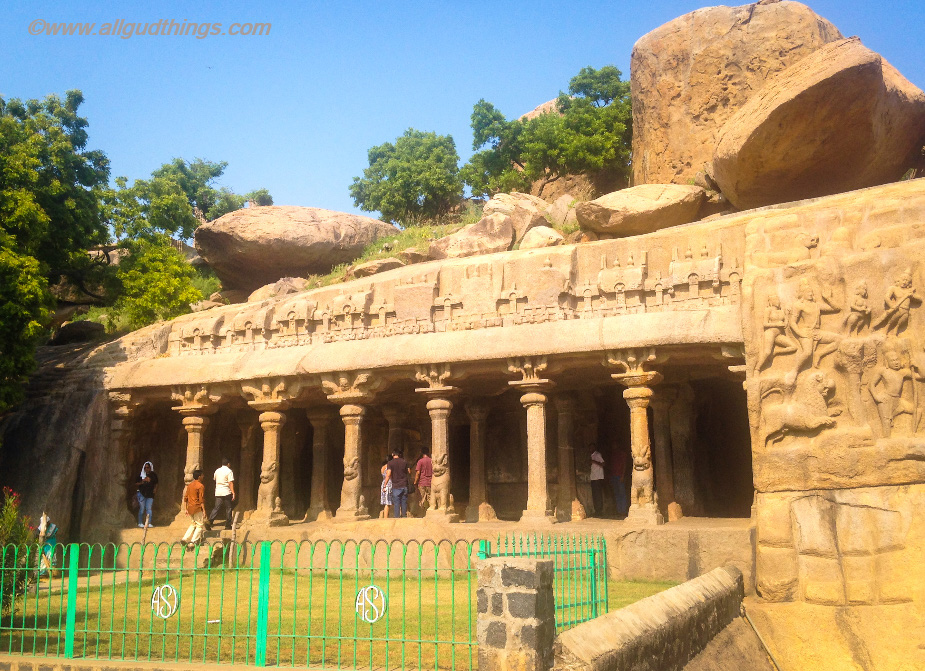 Panch Pandava Cave Temple : Mahabalipuram travel guide