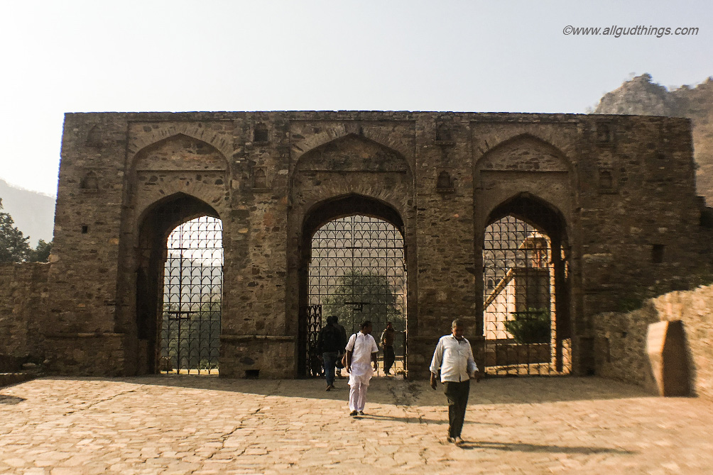 Entrance to haunted Bhangarh Fort