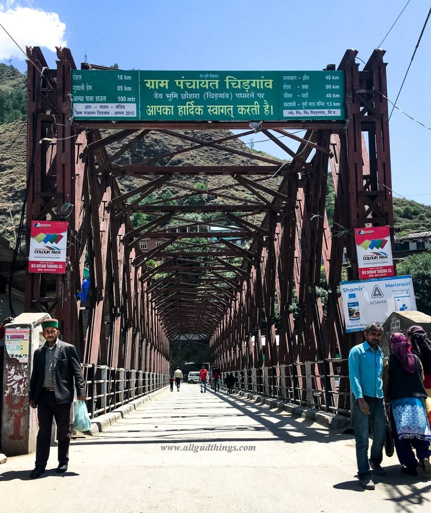 Chirgaon Bridge - On the way to Chanshal Pass