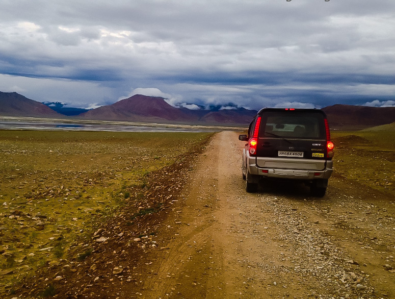 Evenings at White Lake Tso kar- Ladakh Road Trip