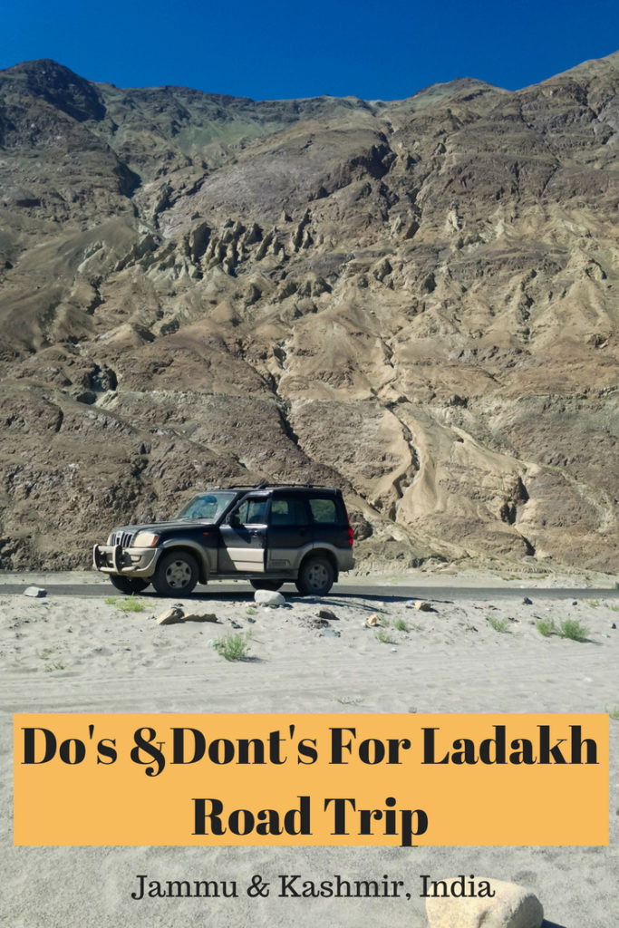 Dos and Donts for Ladakh Road Trip
