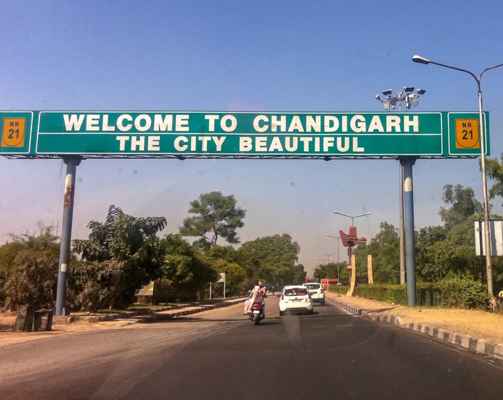 The city Beautiful Chandigarh