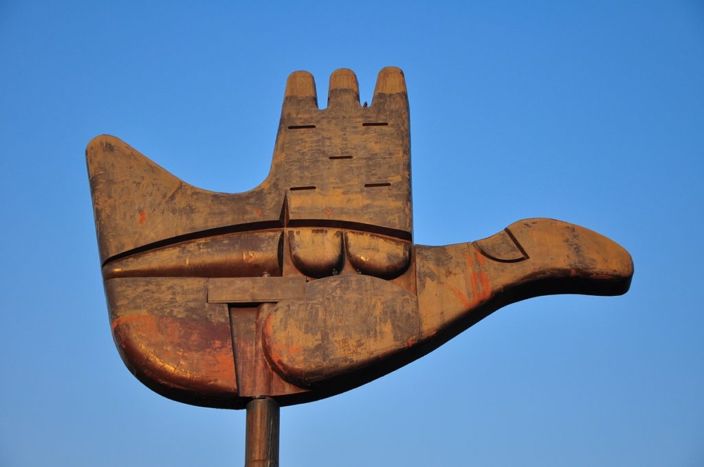 Open Hand Monument - Official symbol of Chandigarh