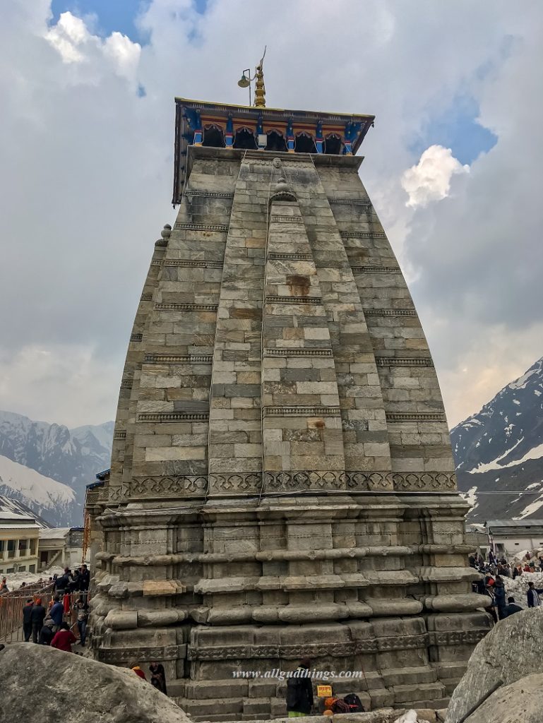 Back View of Kedarnath Temple