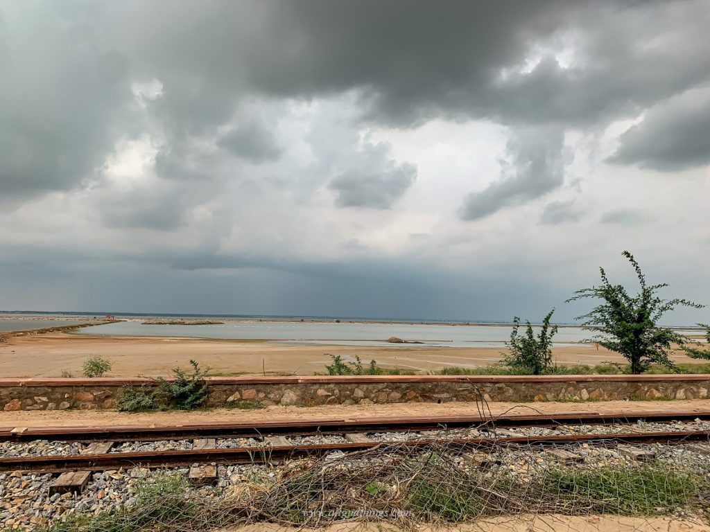 Narrow Gauge Train Track Passing Through Sambhar Heritage Resort