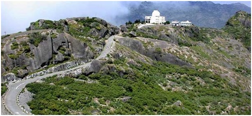 Road to Mount Abu during monsoon roadtrip